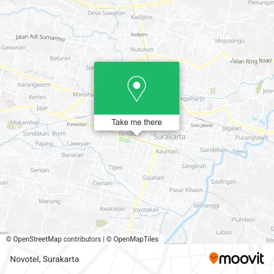 Novotel map