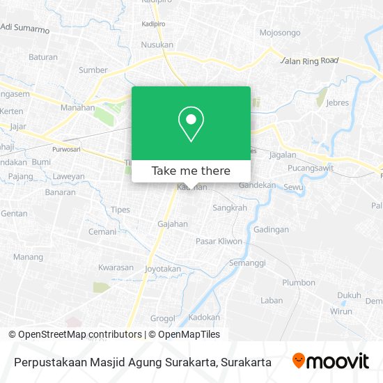 Perpustakaan Masjid Agung Surakarta map