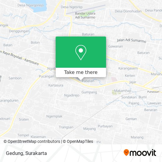 Gedung map