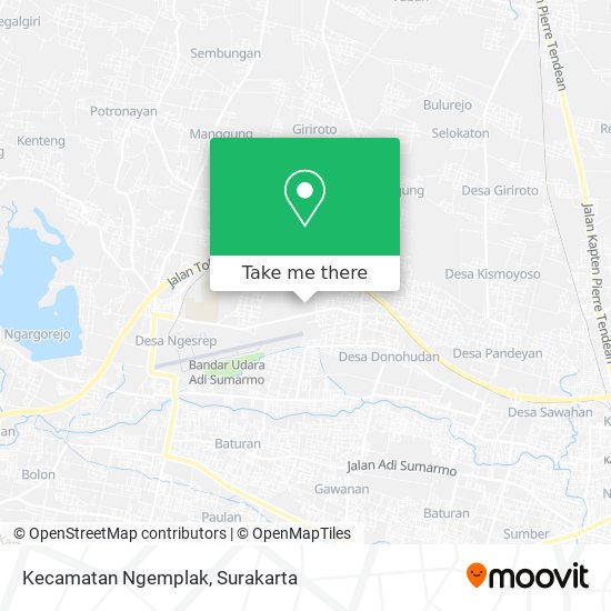 Kecamatan Ngemplak map