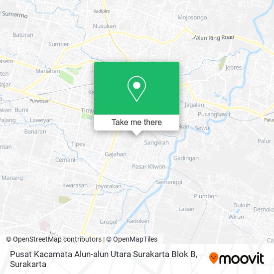 Pusat Kacamata Alun-alun Utara Surakarta Blok B map