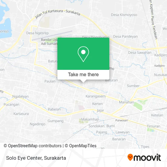 Solo Eye Center map