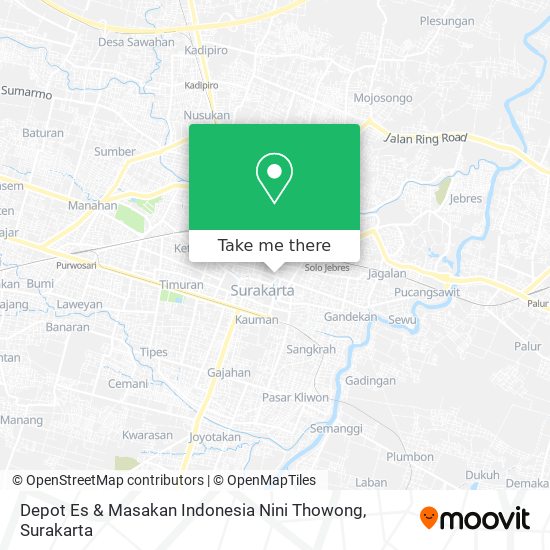 Depot Es & Masakan Indonesia Nini Thowong map