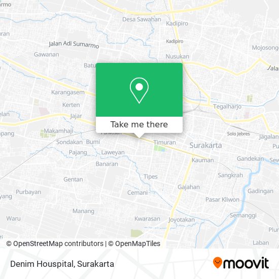 Denim Houspital map