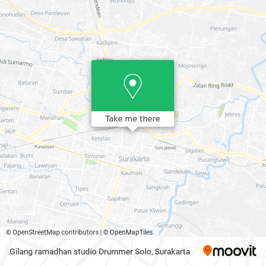 Gilang ramadhan studio Drummer Solo map