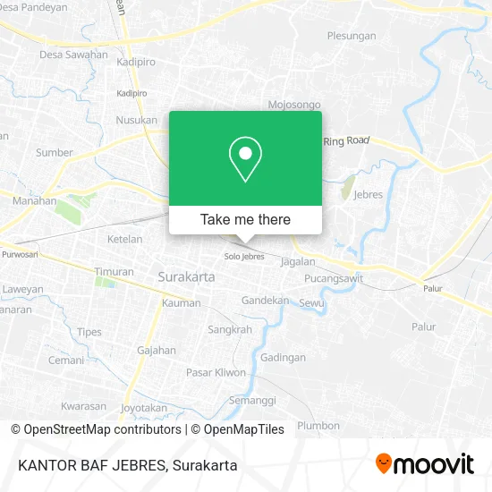 KANTOR BAF JEBRES map