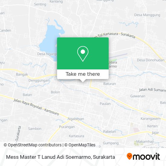 Mess Master T Lanud Adi Soemarmo map