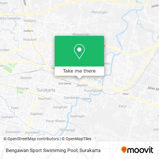 Bengawan Sport Swimming Pool map