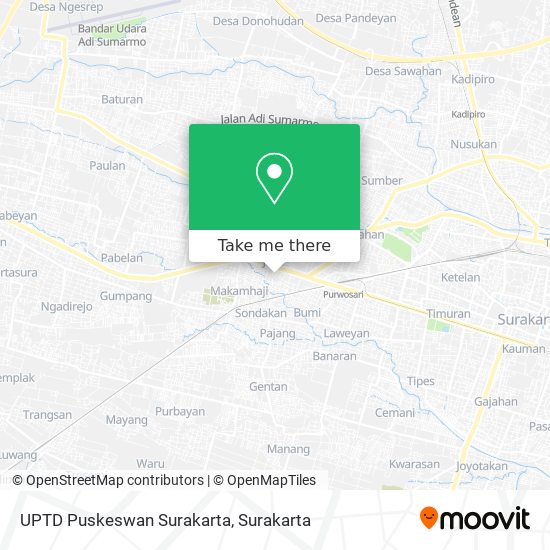 UPTD Puskeswan Surakarta map