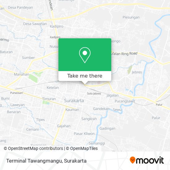 Terminal Tawangmangu map
