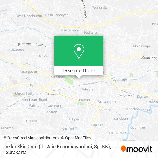 akka Skin Care (dr. Arie Kusumawardani, Sp. KK) map