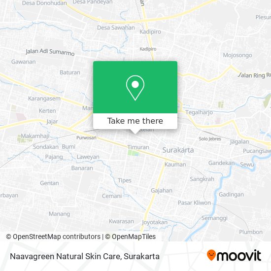 Naavagreen Natural Skin Care map