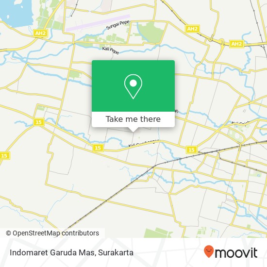 Indomaret Garuda Mas map
