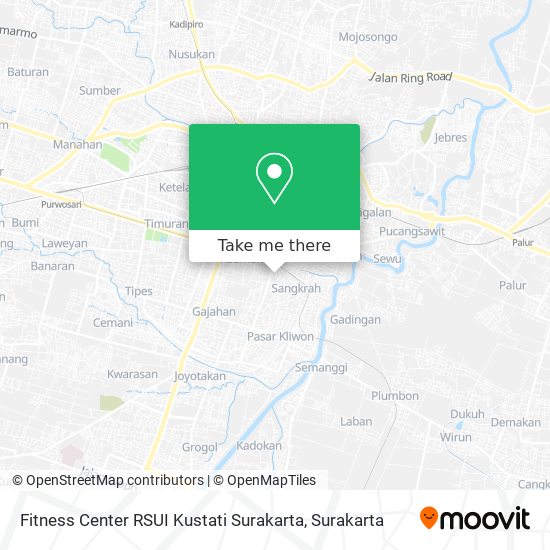 Fitness Center RSUI Kustati Surakarta map