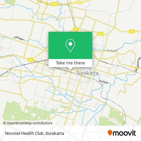 Novotel Health Club map