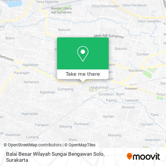 Balai Besar Wilayah Sungai Bengawan Solo map