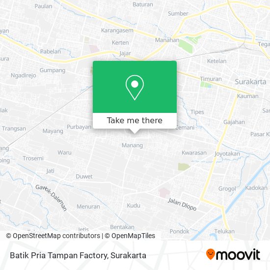 Batik Pria Tampan Factory map
