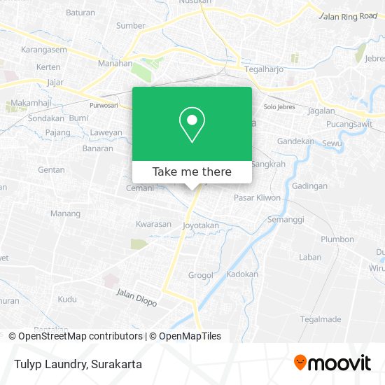Tulyp Laundry map