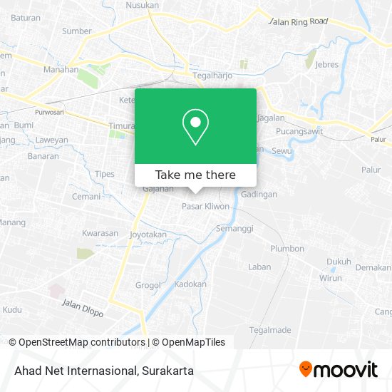 Ahad Net Internasional map