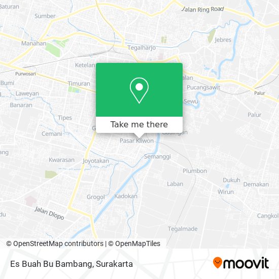 Es Buah Bu Bambang map