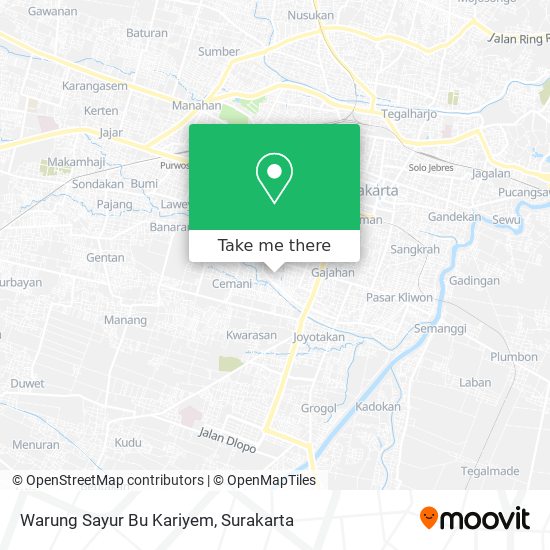 Warung Sayur Bu Kariyem map