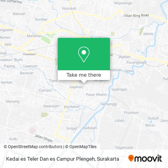 Kedai es Teler Dan es Campur Plengeh map