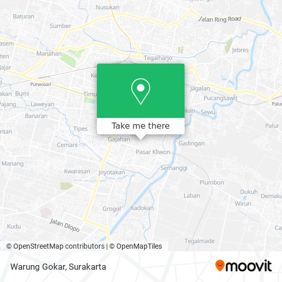 Warung Gokar map