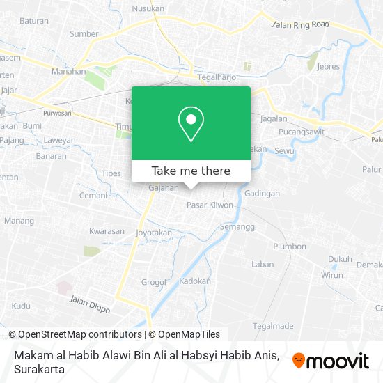 Makam al Habib Alawi Bin Ali al Habsyi Habib Anis map