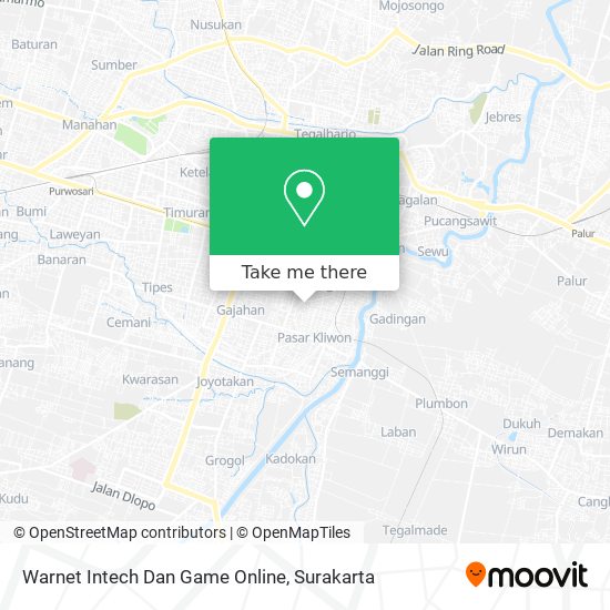 Warnet Intech Dan Game Online map