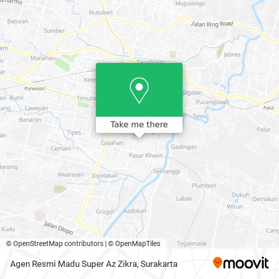 Agen Resmi Madu Super Az Zikra map