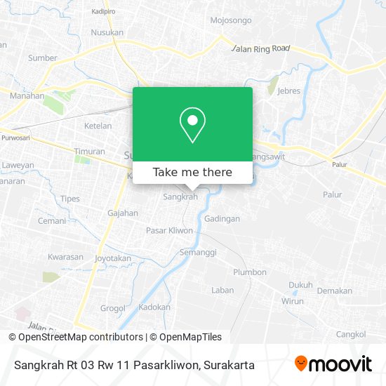Sangkrah Rt 03 Rw 11 Pasarkliwon map
