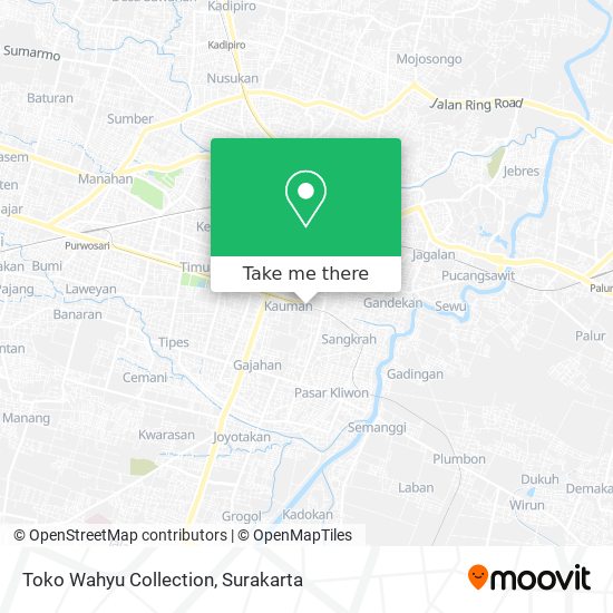 Toko Wahyu Collection map