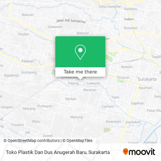 Toko Plastik Dan Dus Anugerah Baru map