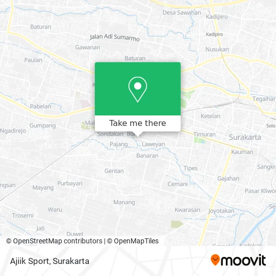 Ajiik Sport map