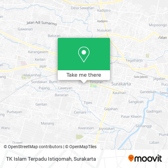 TK Islam Terpadu Istiqomah map