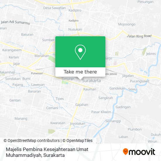 Majelis Pembina Kesejahteraan Umat Muhammadiyah map