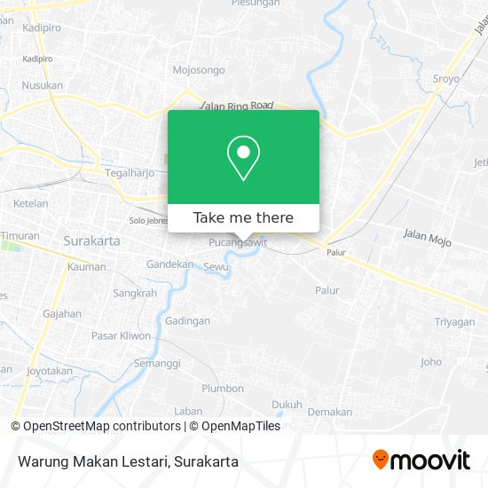 Warung Makan Lestari map