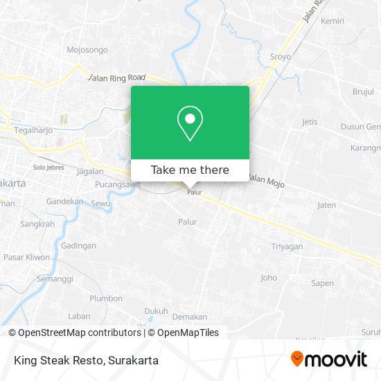 King Steak Resto map