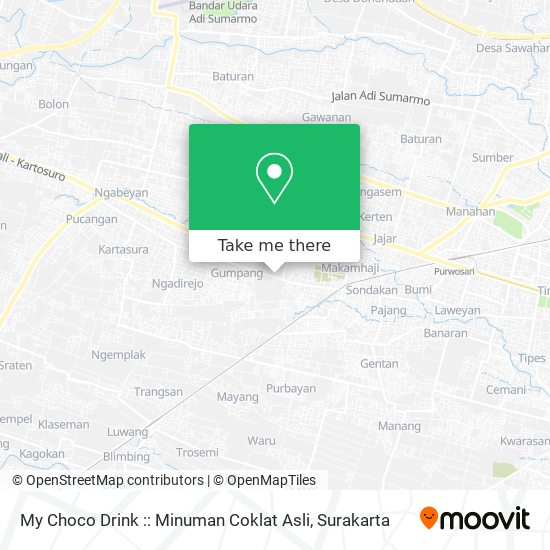 My Choco Drink :: Minuman Coklat Asli map