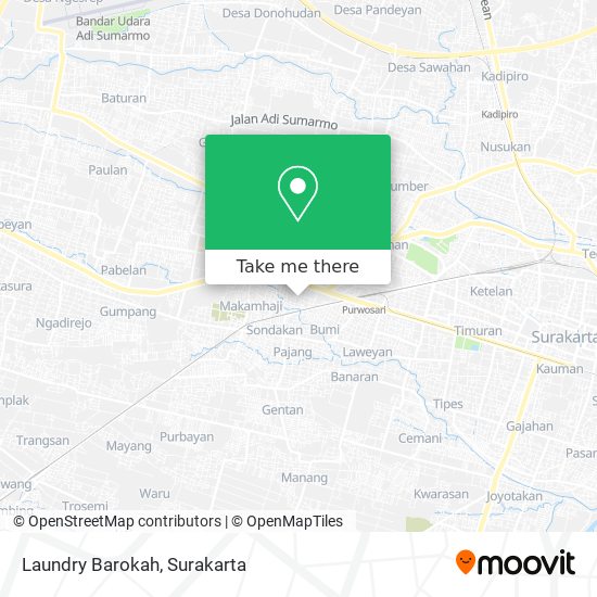 Laundry Barokah map