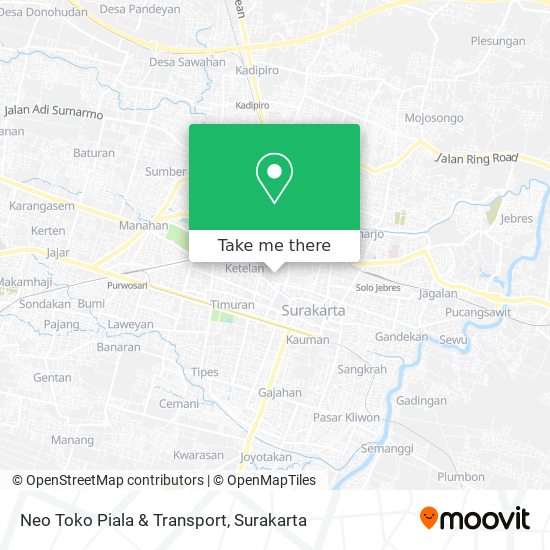 Neo Toko Piala & Transport map