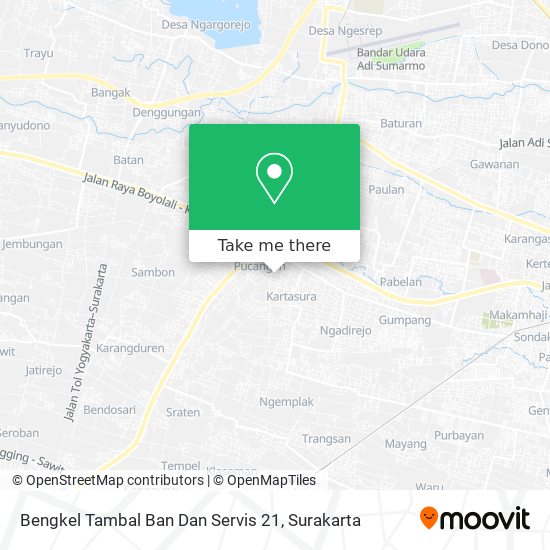 Bengkel Tambal Ban Dan Servis 21 map