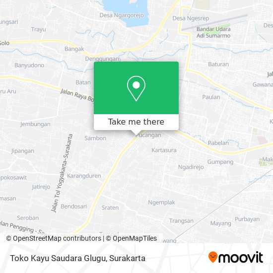 Toko Kayu Saudara Glugu map