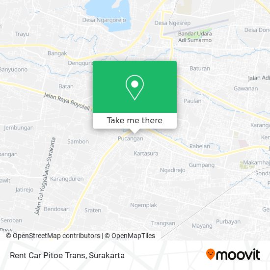 Rent Car Pitoe Trans map