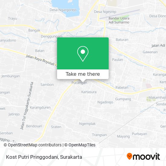 Kost Putri Pringgodani map