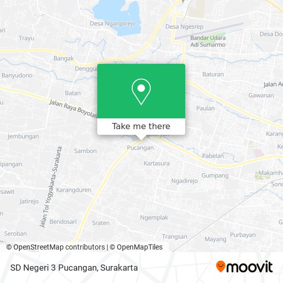 SD Negeri 3 Pucangan map