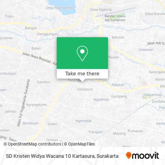 SD Kristen Widya Wacana 10 Kartasura map