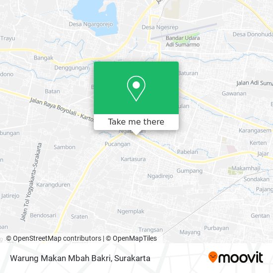 Warung Makan Mbah Bakri map