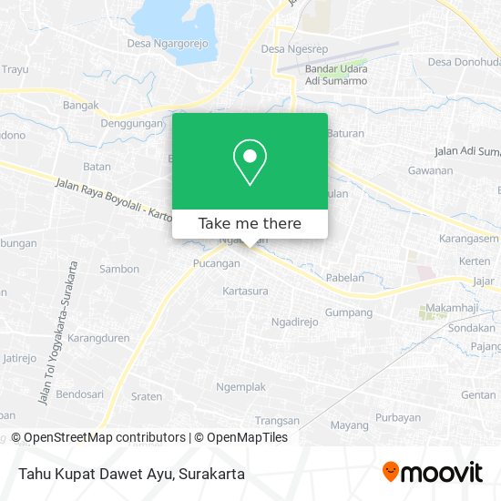 Tahu Kupat Dawet Ayu map