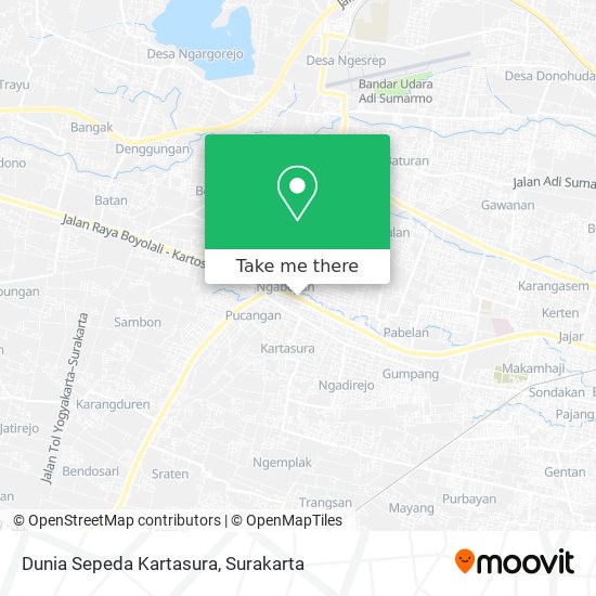 Dunia Sepeda Kartasura map